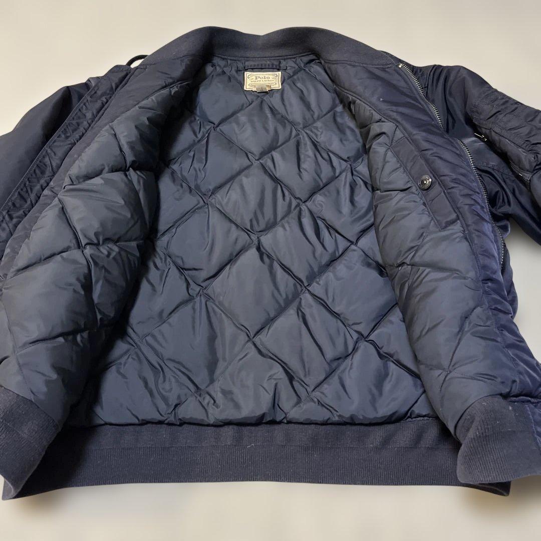 【美品】Lサイズ ポロラルフローレン ボンバージャケット ダウン MA-1