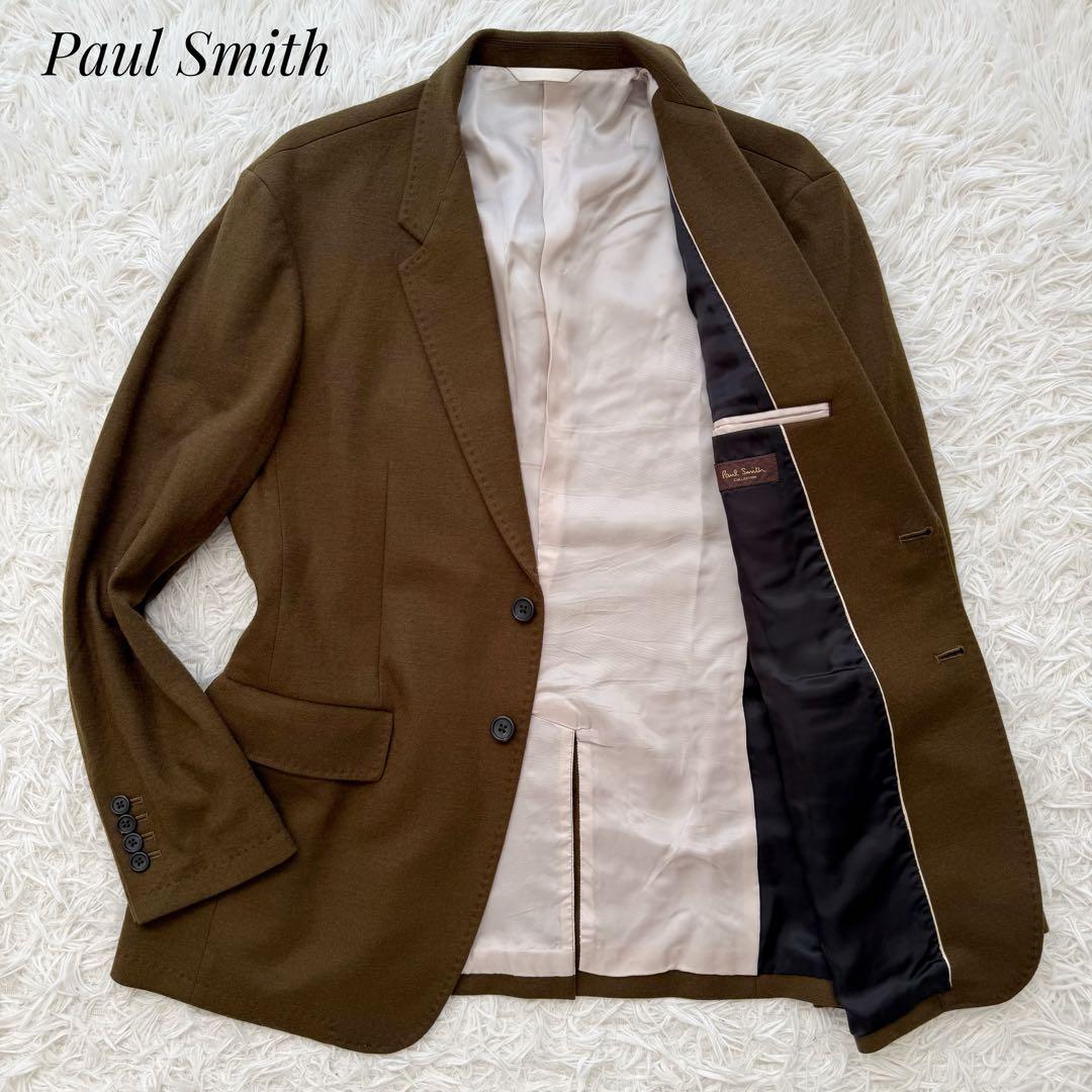 Paul Smith テーラードジャケット ブラウン ウール XLサイズ