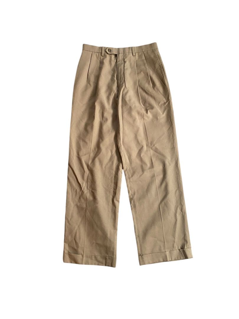 ralph lauren ツータック スラックス vintage