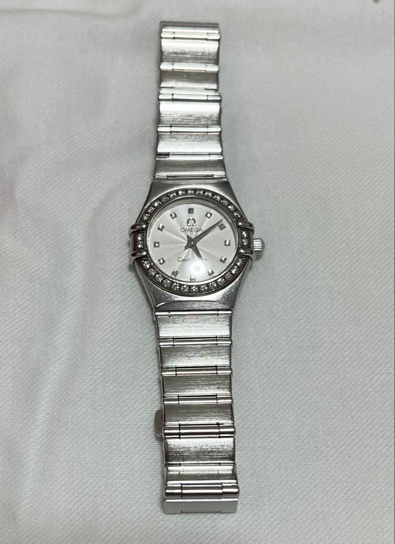 査定済みオメガ OMEGA 1466.36 コンステレーションミニダイヤベゼル