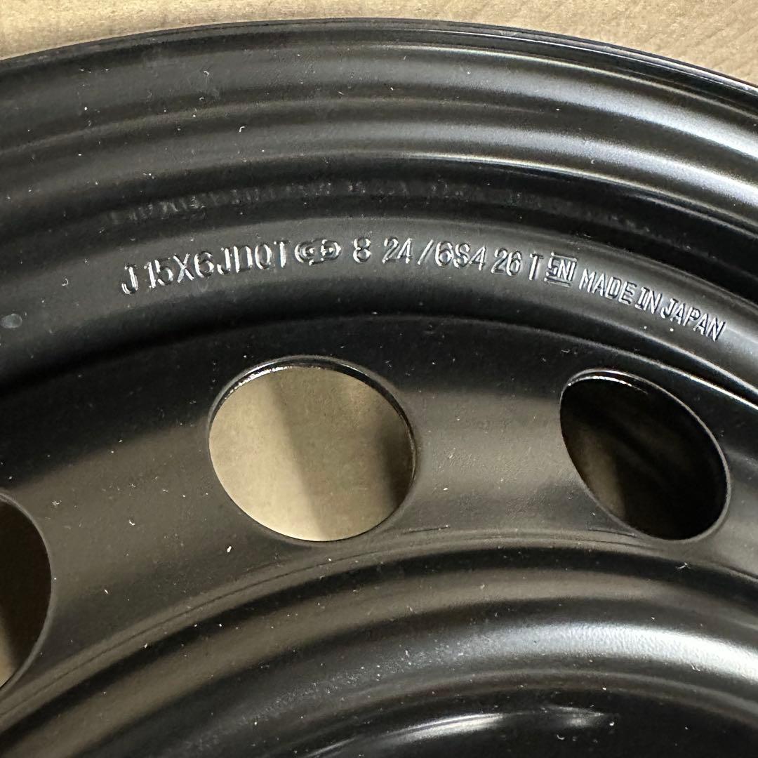 ボーロ① トヨタ 純正 15インチ 鉄 ホイール 新車外し 4本セット