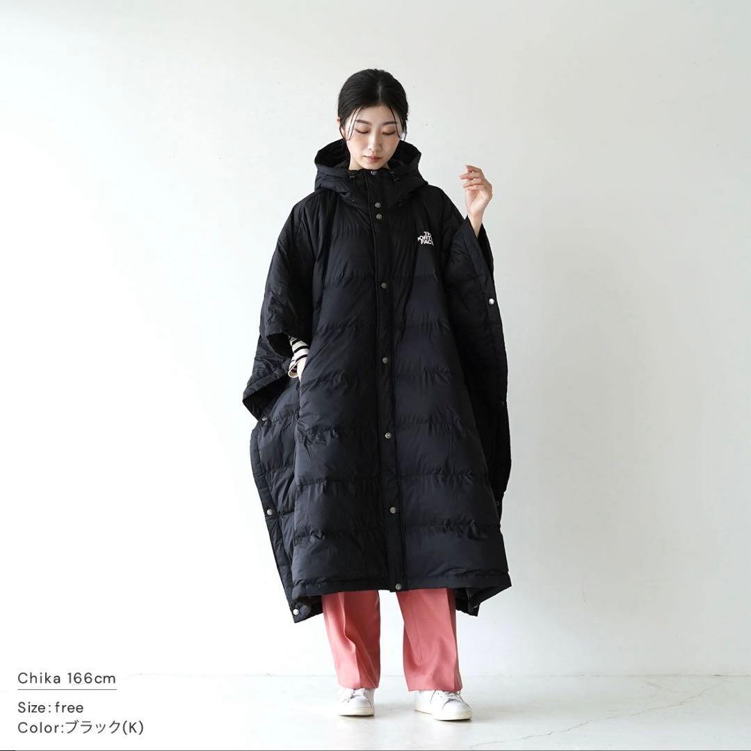 THE NORTH FACE パデッドポンチョコート フリーサイズ 新品未使用