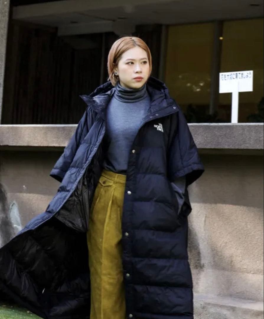 THE NORTH FACE パデッドポンチョコート フリーサイズ 新品未使用
