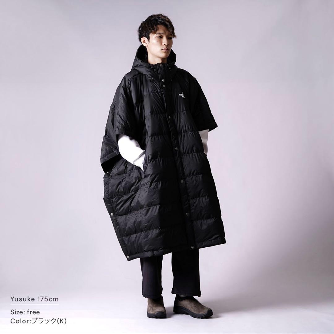 THE NORTH FACE パデッドポンチョコート フリーサイズ 新品未使用