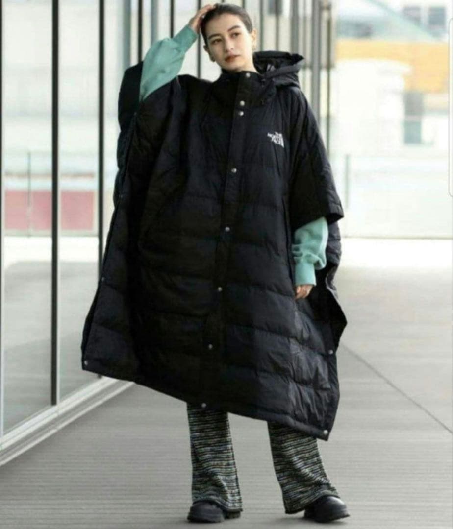 THE NORTH FACE パデッドポンチョコート フリーサイズ 新品未使用