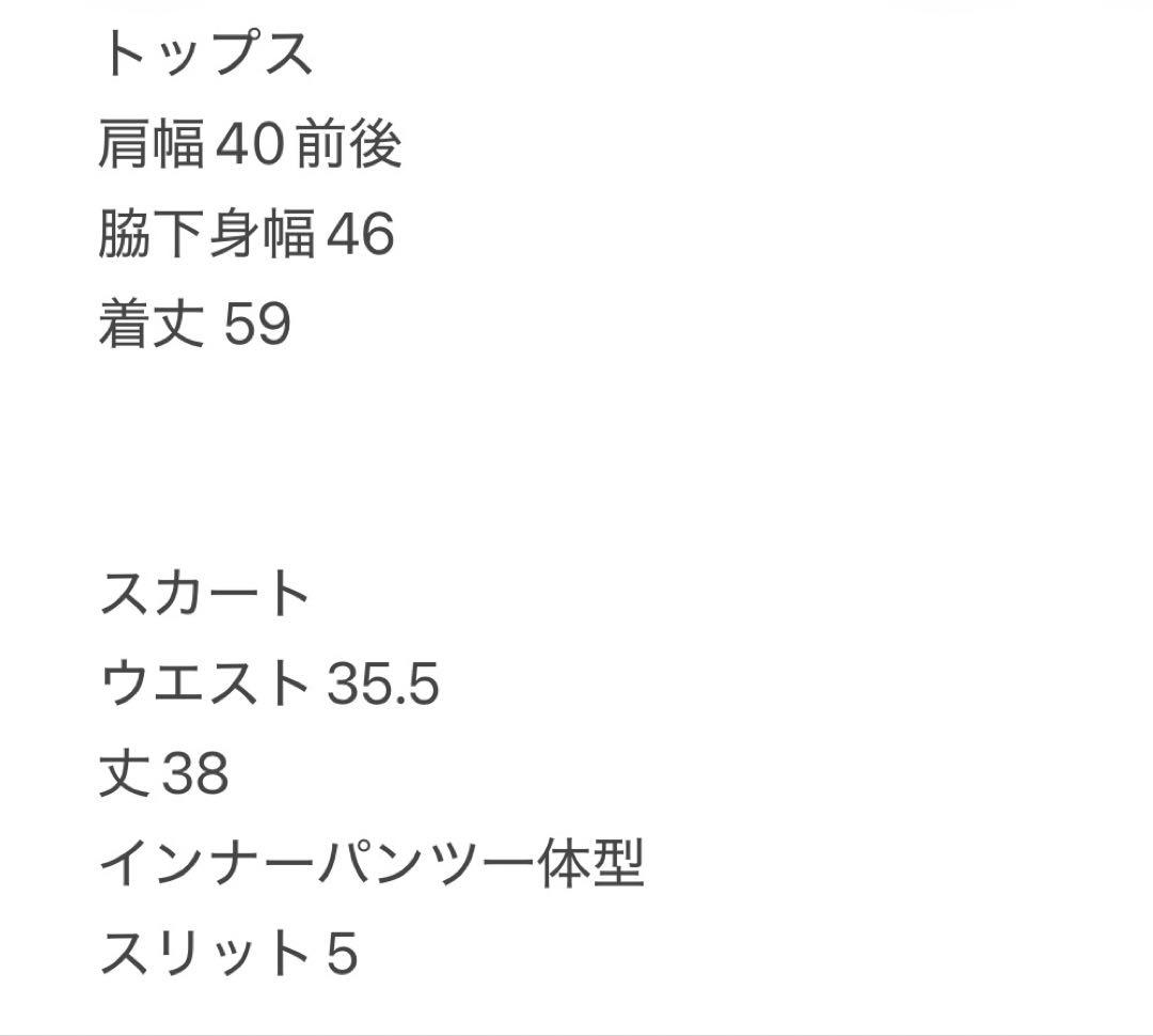 薄手ニット　ツイルスカート　ベージュ　春秋冬　セットアップ　スリーライン　新品