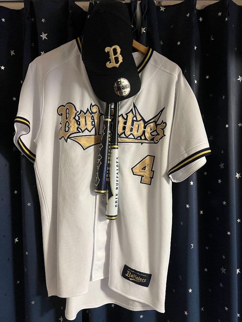 オリックスバファローズ　森友哉選手　2024開幕激レア優勝ユニフォーム　Lサイズ