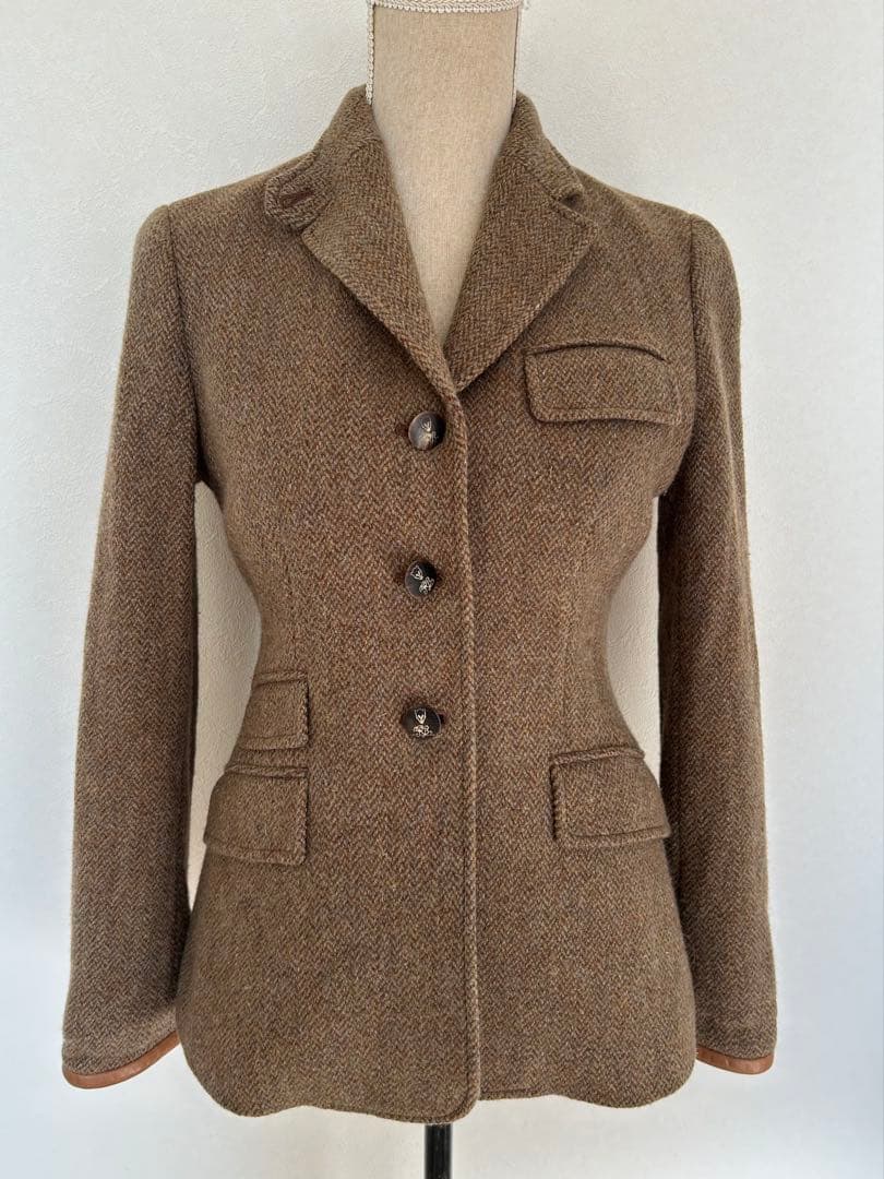 最値下げ　RALPH LAUREN ツイード ジャケット　ヘリンボーン