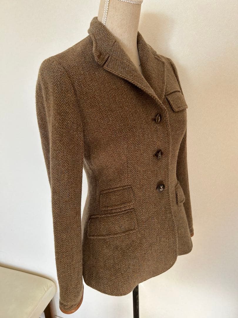 最値下げ　RALPH LAUREN ツイード ジャケット　ヘリンボーン