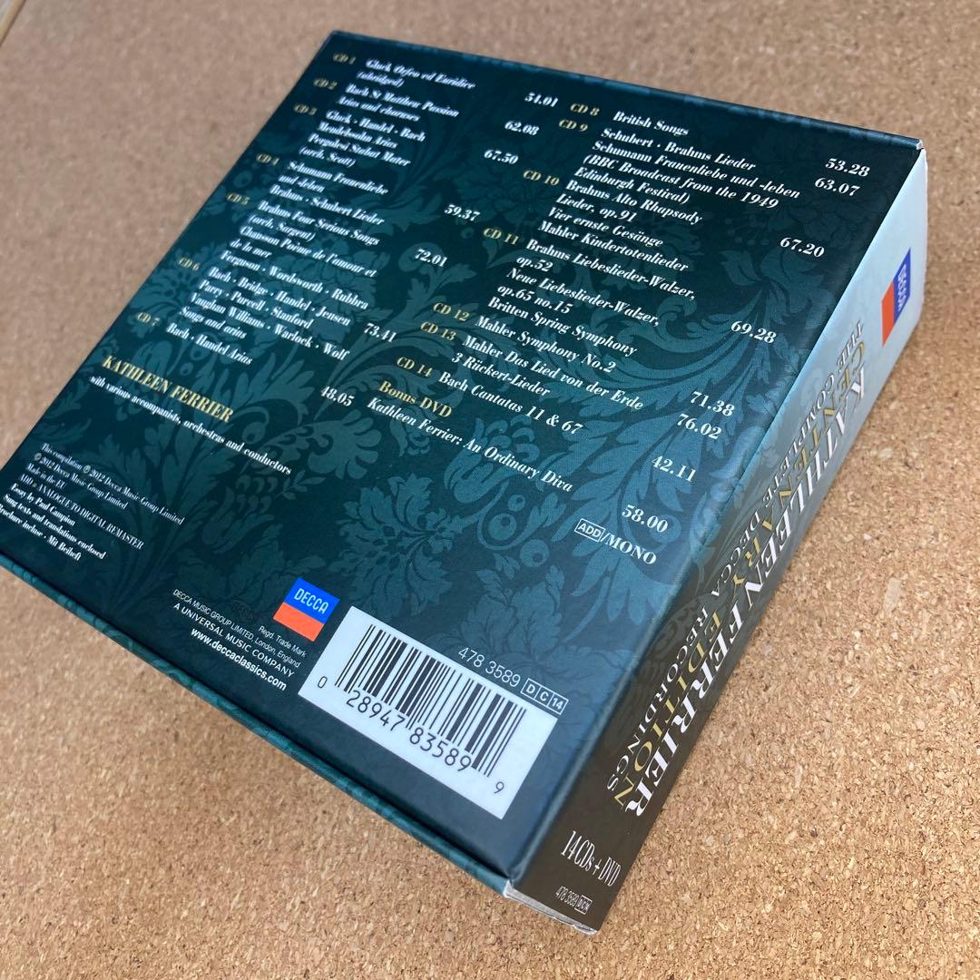 キャスリーン　フェリアー　センチュリー　エディション(１５CD＋DVD）