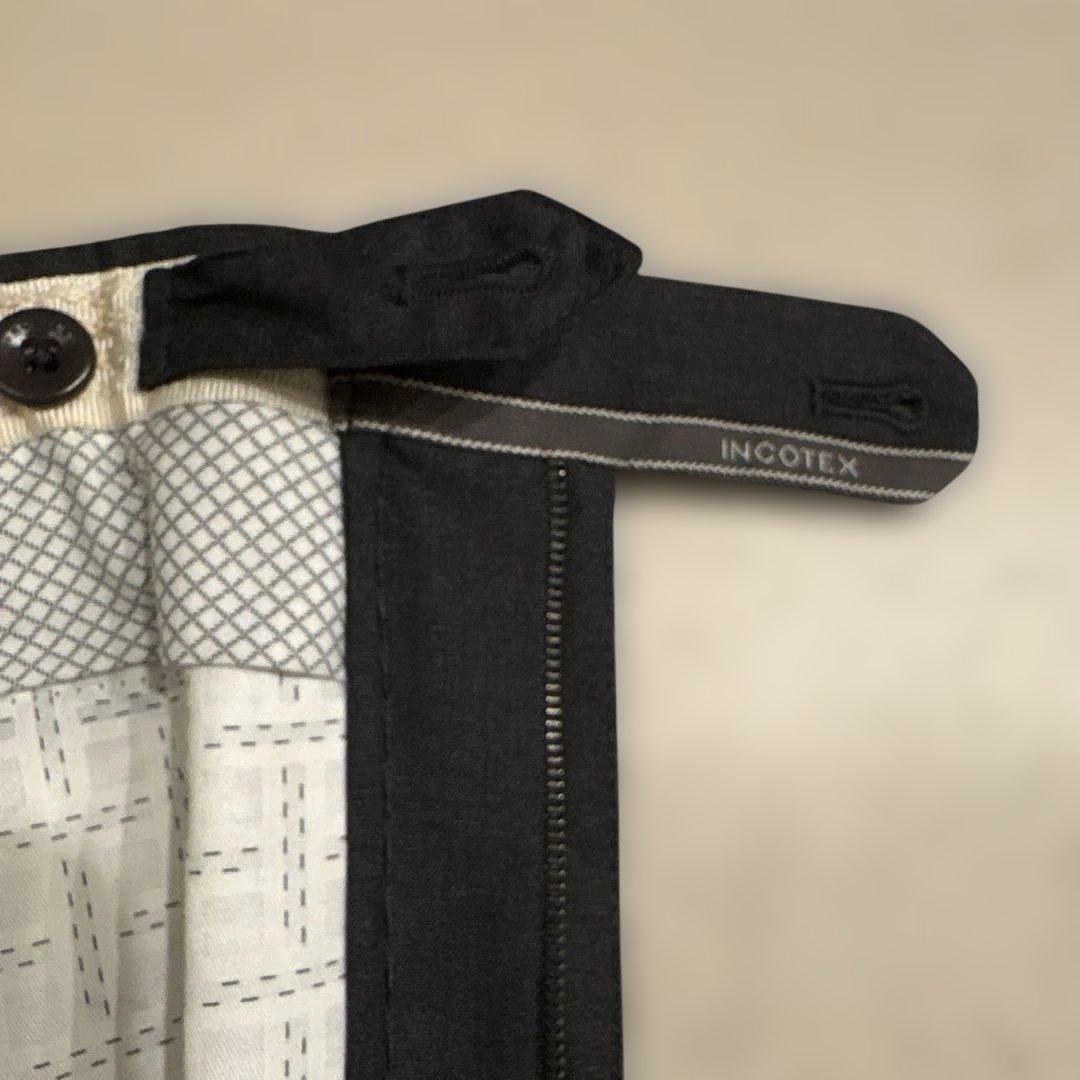 【未使用】INCOTEXグレー 46 スーパー130’s ウール