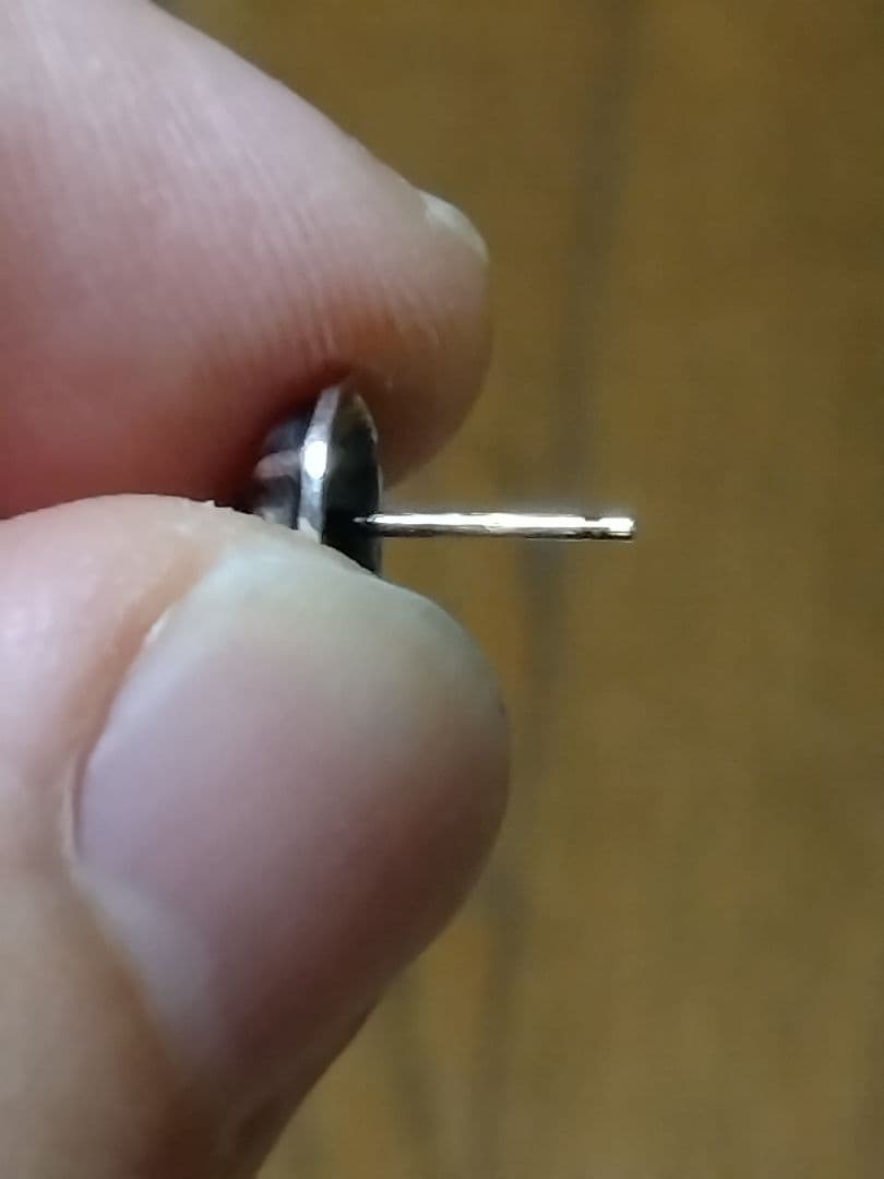 CHROME HEARTS クロスボールスタッド ピアス 原本無修正