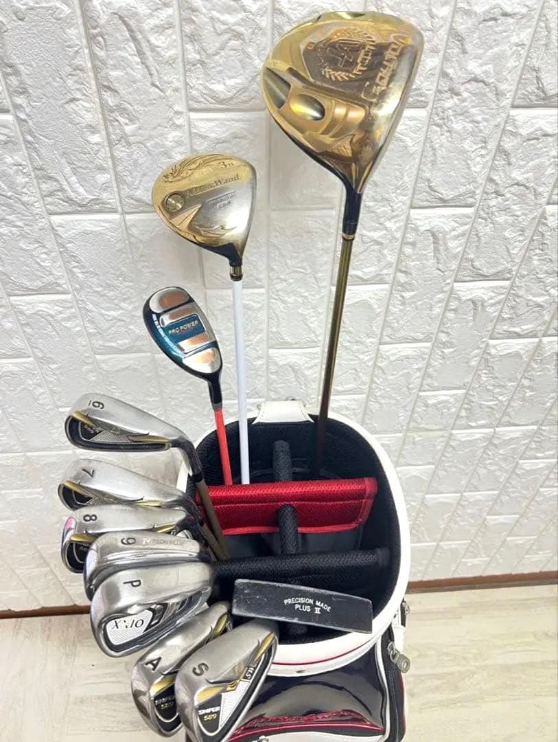 初心者おすすめ メンズ ゴルフクラブセット ENA カタナ キャディバッグ付