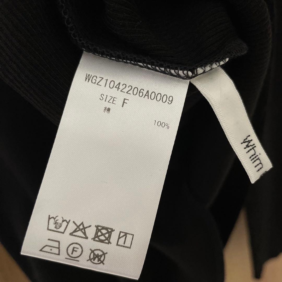 2025未使用近　ウィムガゼット　コットンテレコクルーネックプルオーバー