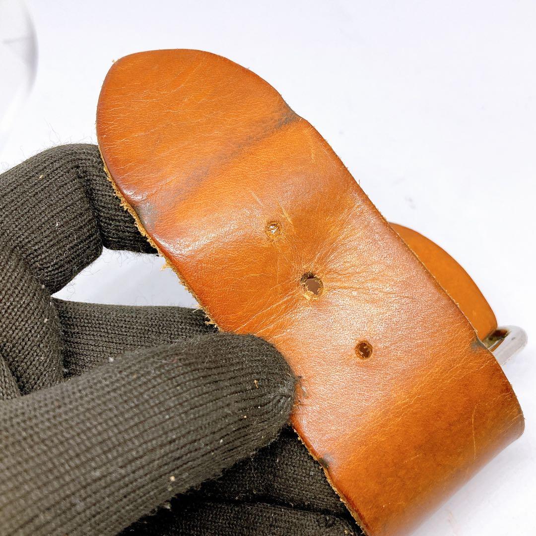 397 エルメス　エトリヴィエール　レザー　ブラウン　バングル　ブレスレットアピ