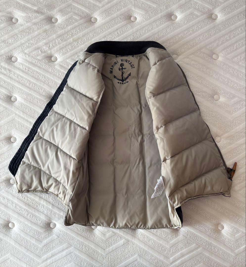 45RPM ダウンベスト 2 MARINE vintage umi NAVY