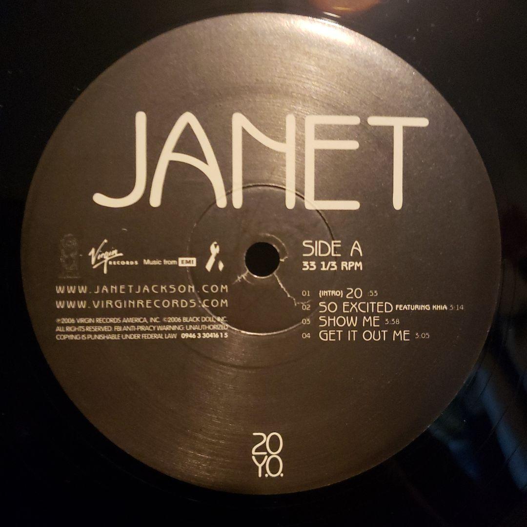 洋楽 Janet Jackson 20 Y.O. 2LP