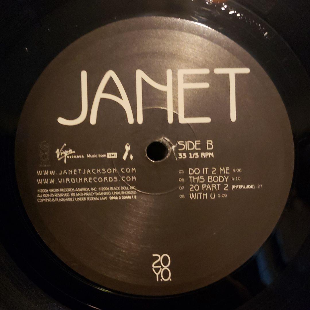 洋楽 Janet Jackson 20 Y.O. 2LP