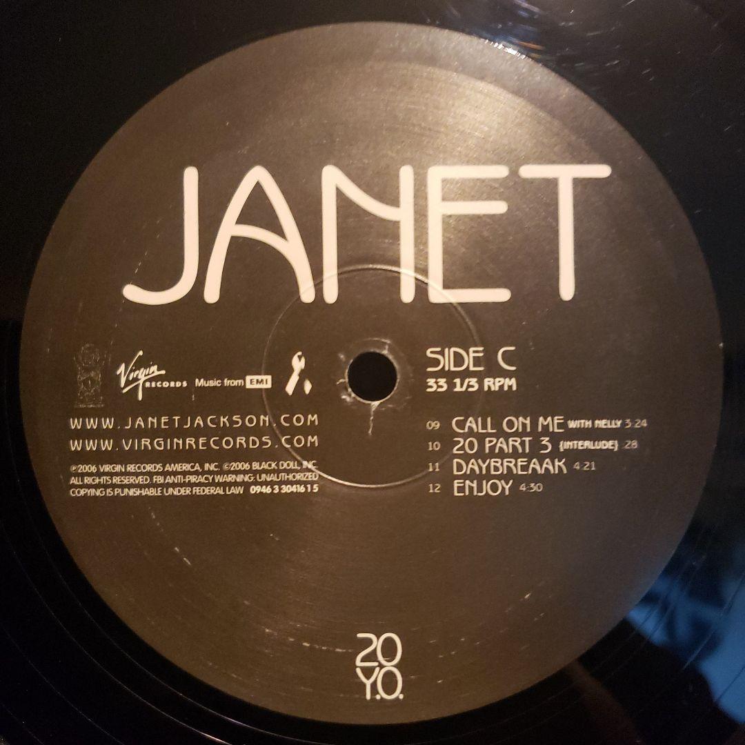 洋楽 Janet Jackson 20 Y.O. 2LP