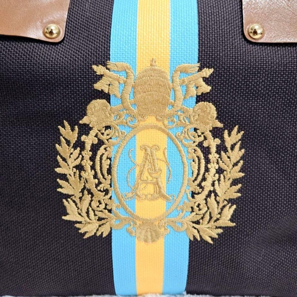 限定値下☆極美品✨ADMJ トートバッグ 刺繍エンブレム 加古直美コラボ 希少