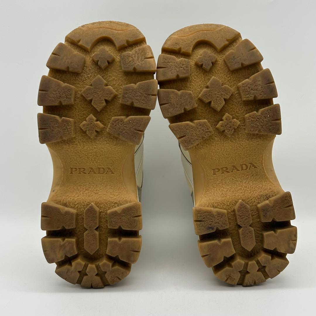 プラダ　PRADA ペガサス　スニーカー　厚底