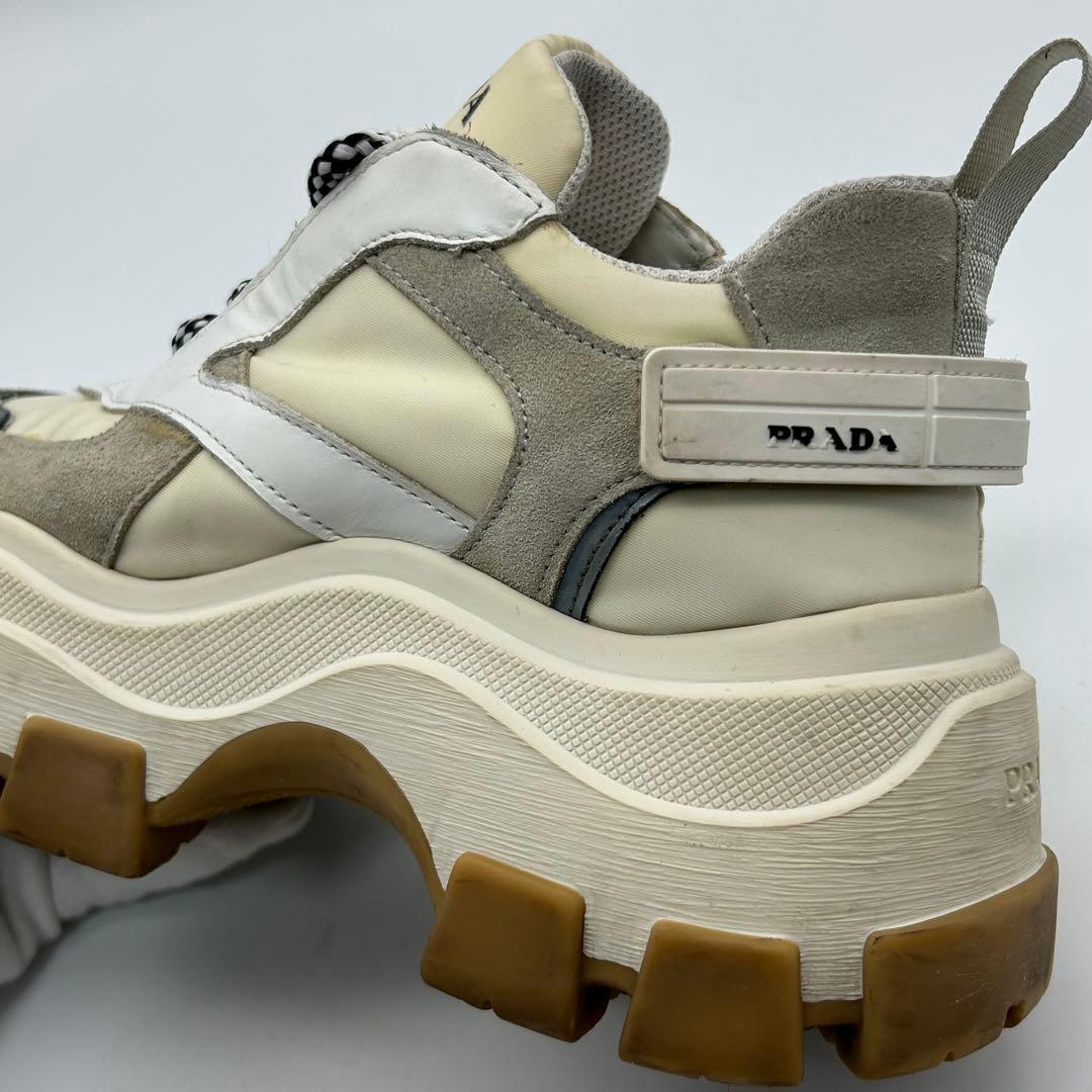 プラダ　PRADA ペガサス　スニーカー　厚底