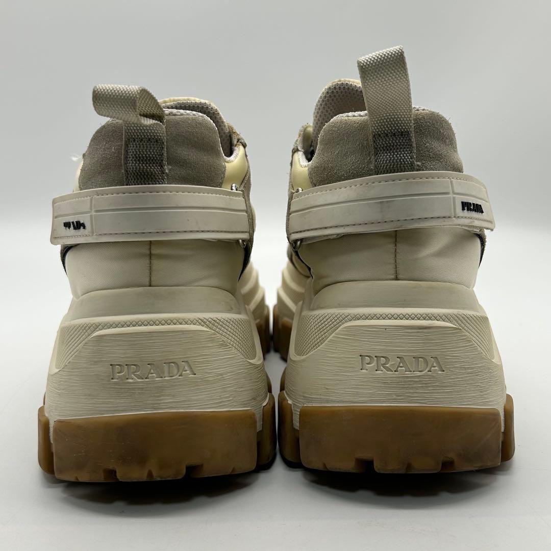 プラダ　PRADA ペガサス　スニーカー　厚底
