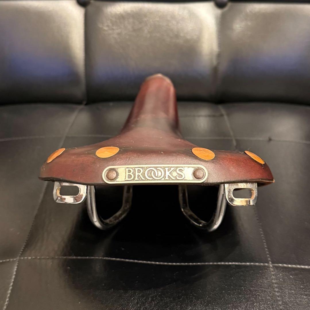 BROOKS ブルックス　レザーサドル　ブラウン茶