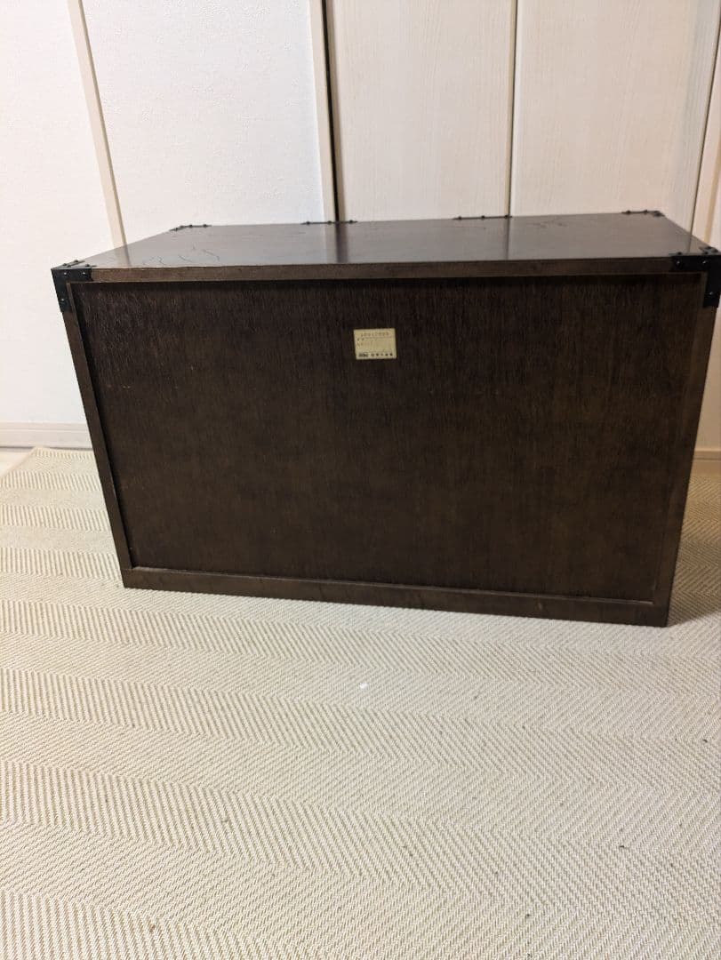 青木産業　箪笥　民芸家具　欅　チェスト　鍵付き