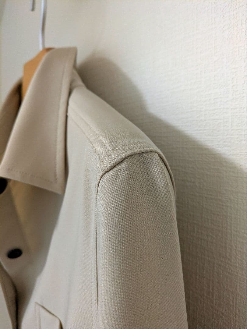 SOEJU ソフトオックスシャツワンピース　XS ベージュ