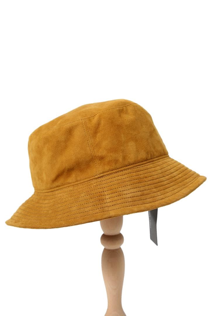 希少色 バックラッシュ / カンガルースエード レザー バケットハット