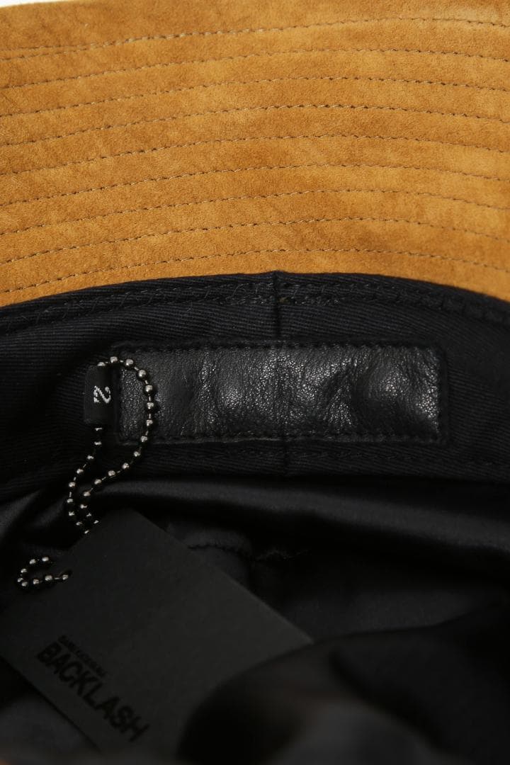 希少色 バックラッシュ / カンガルースエード レザー バケットハット