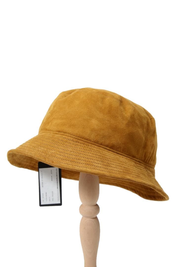 希少色 バックラッシュ / カンガルースエード レザー バケットハット