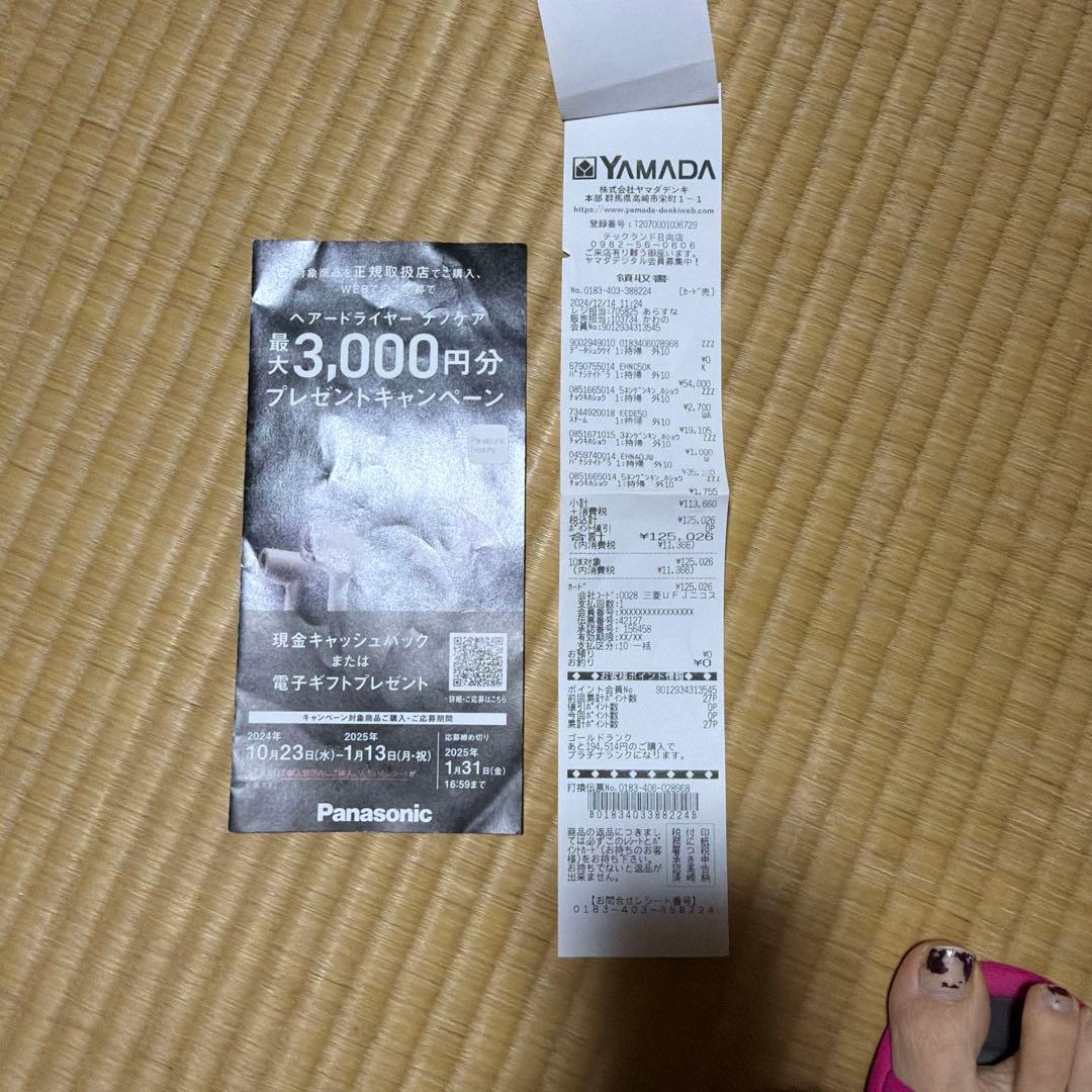 ヘアードライヤーナノケア