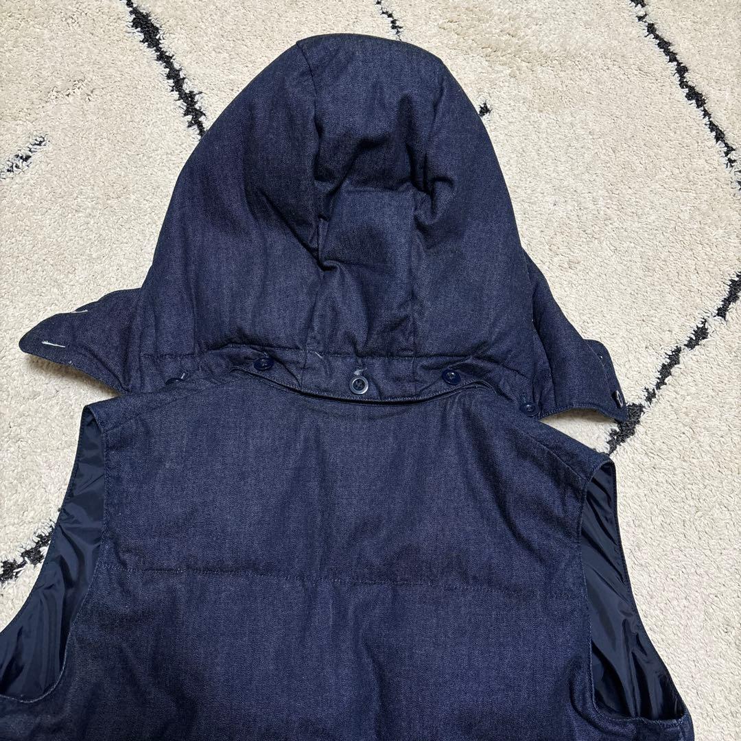 Danton BEAMS コラボ ダークブルー ダウンベスト 40 L相当