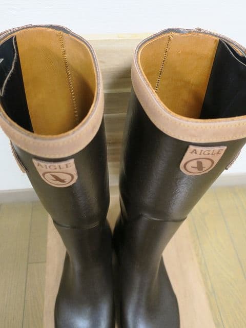 エイグル製のレインブーツ(限定仕様)