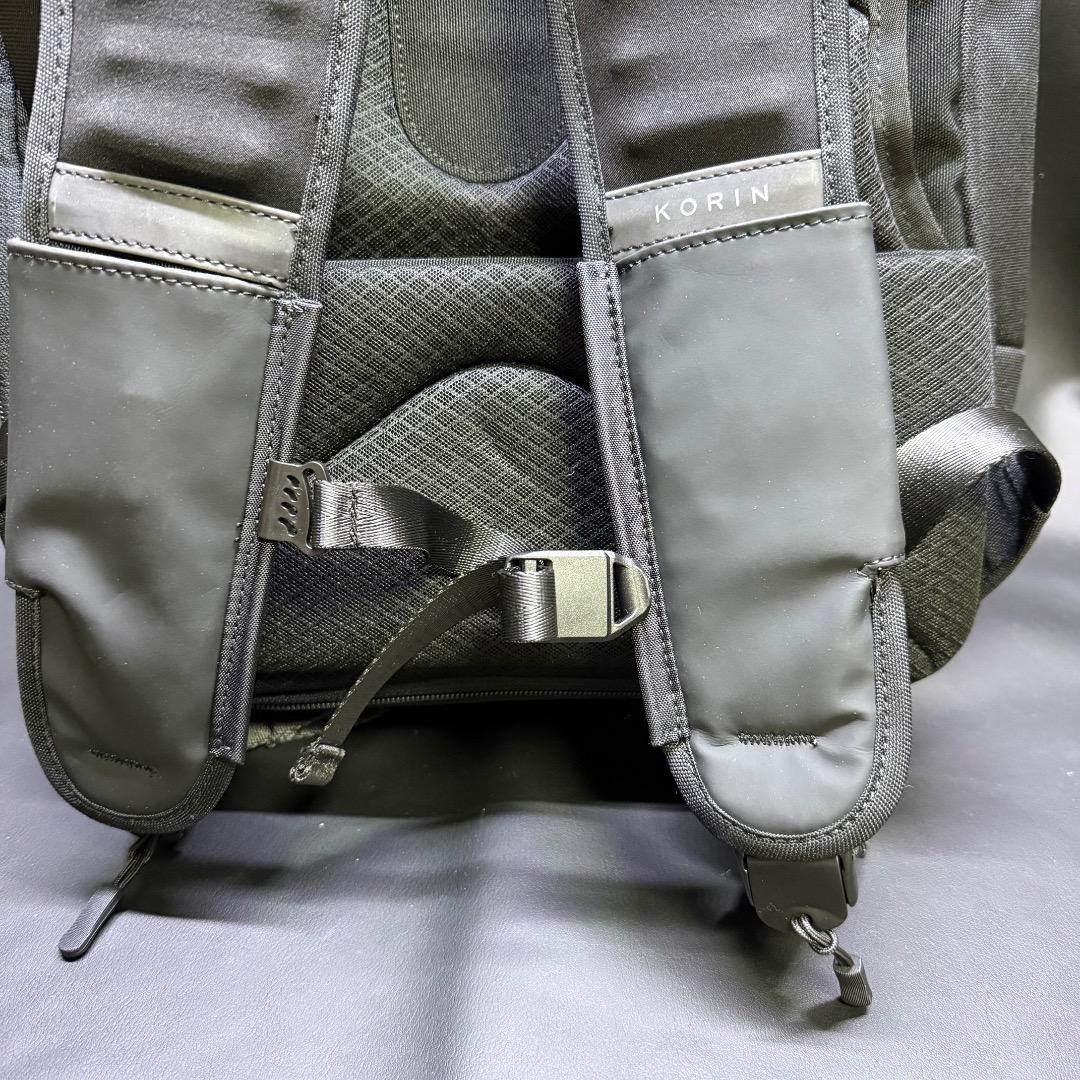 ◉Hc裏右1001 未使用保管品 KORIN DESIGN リュック ブラック