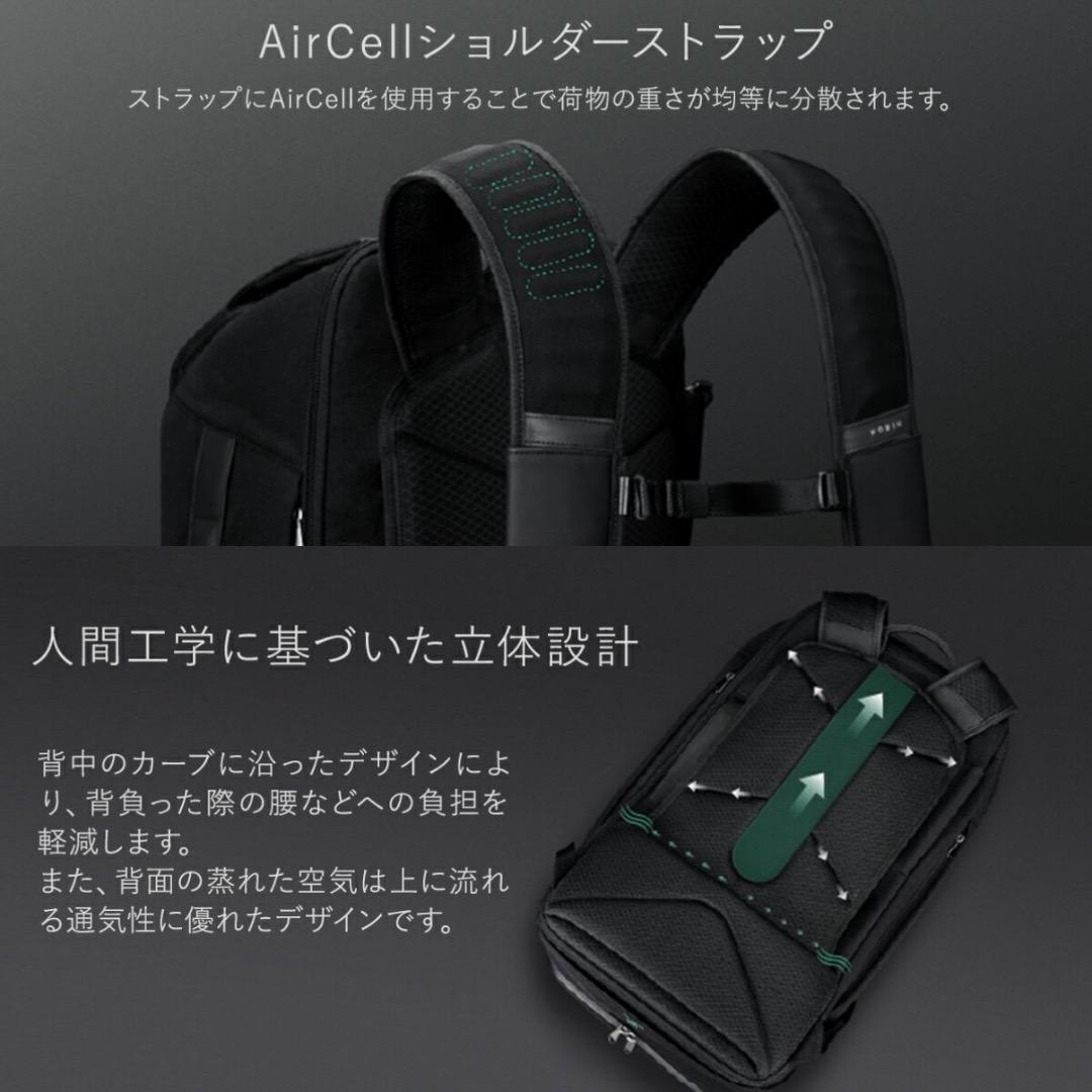 ◉Hc裏右1001 未使用保管品 KORIN DESIGN リュック ブラック