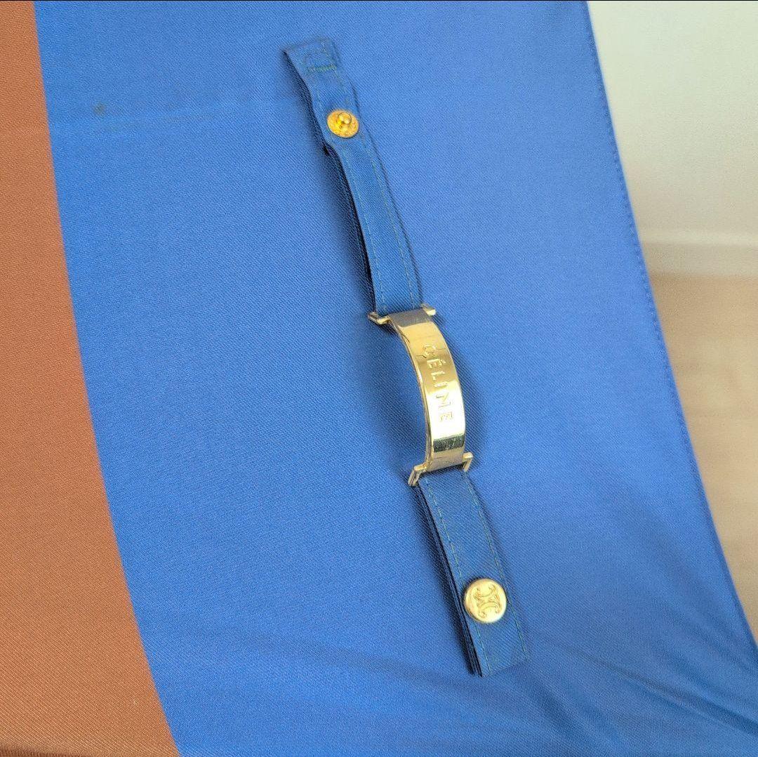 【未使用品】CELINE セリーヌ 雨傘 バイカラー 長傘