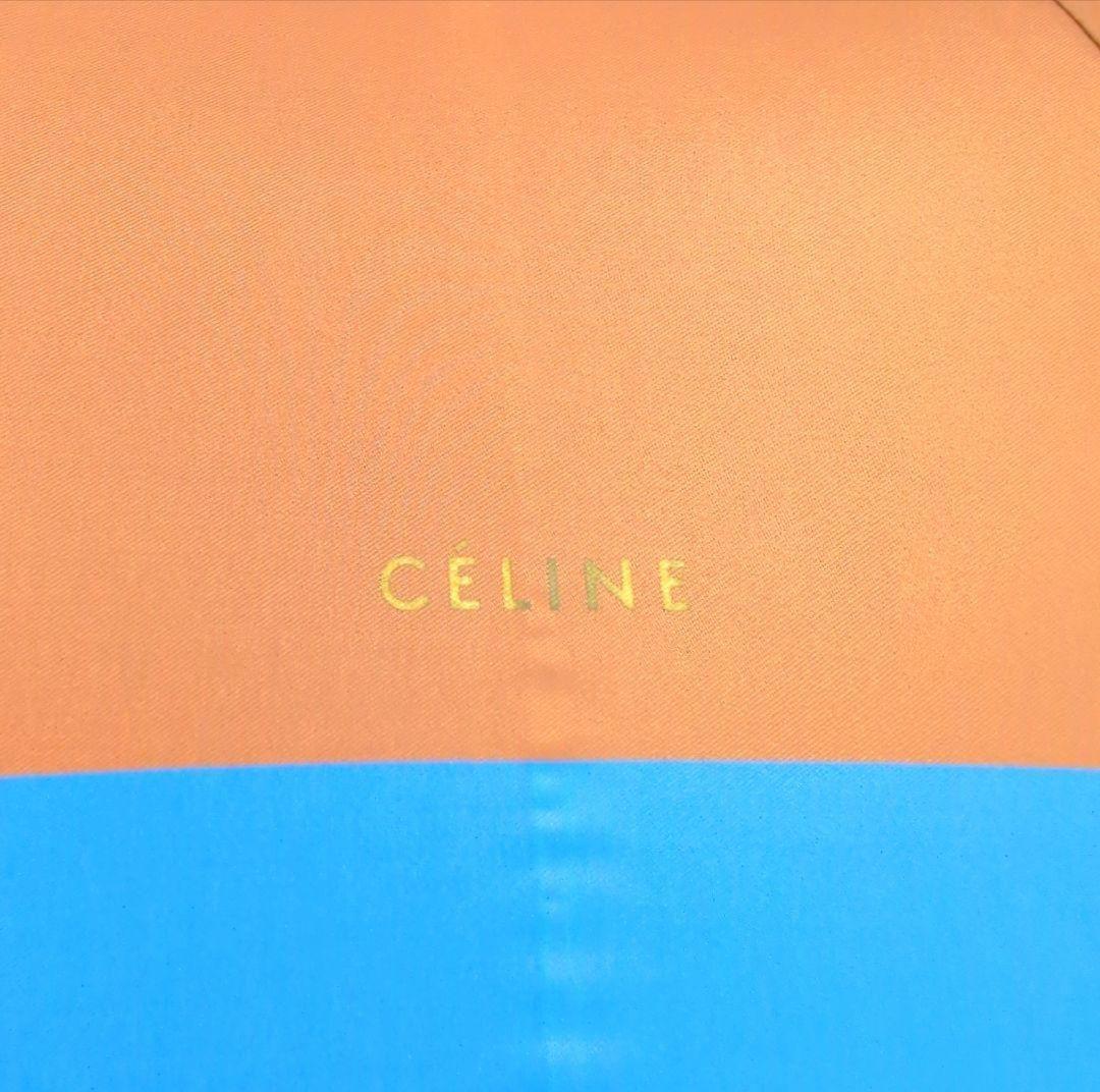 【未使用品】CELINE セリーヌ 雨傘 バイカラー 長傘