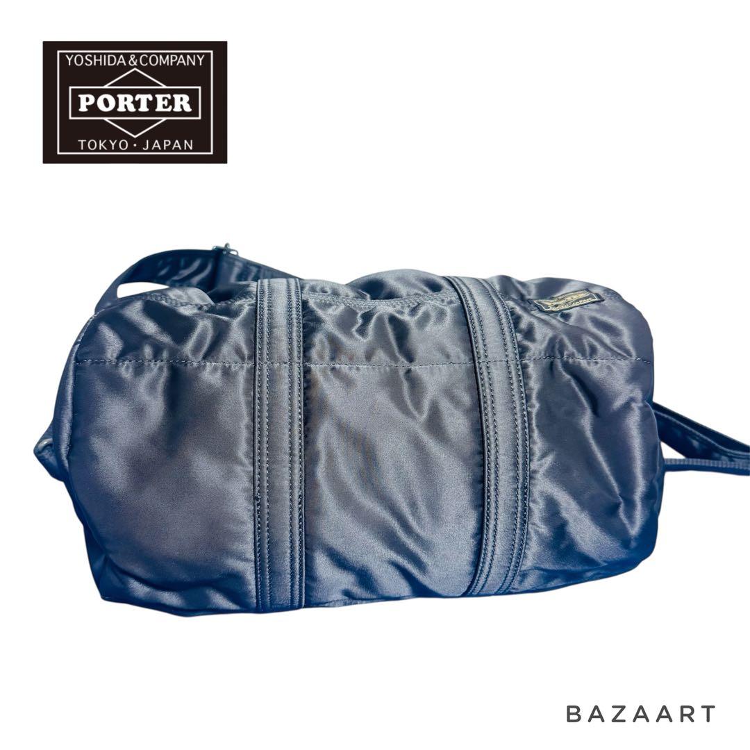 PORTER ポーター タンカー 2WAY ミニドラムバッグ 黒ブラックダッフル