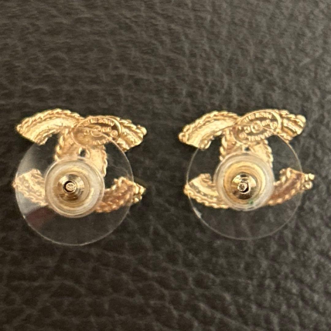 CHANEL シャネル ピアス ココマーク ラインストーン