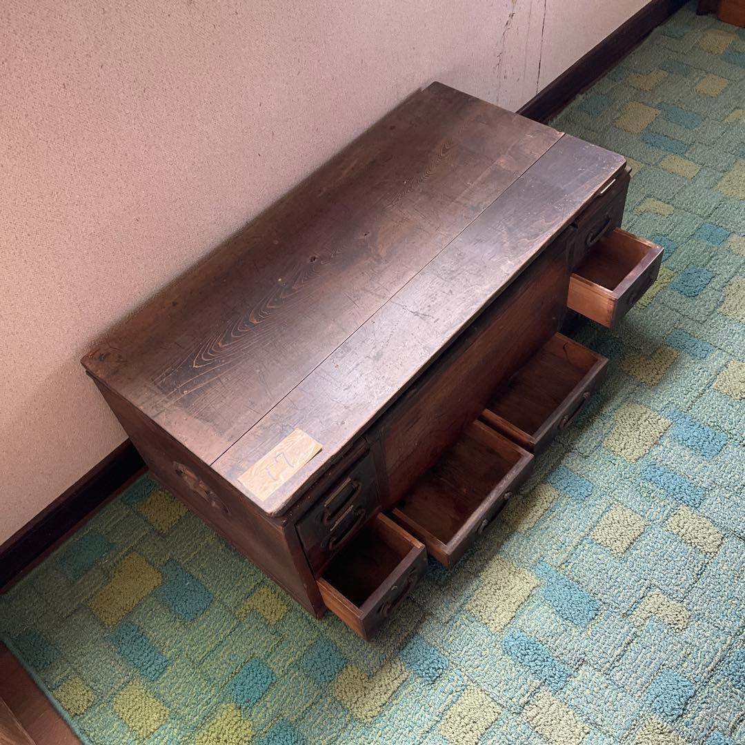 ヨ*ロ様 昭和家具　火鉢　木製 砂入り　17