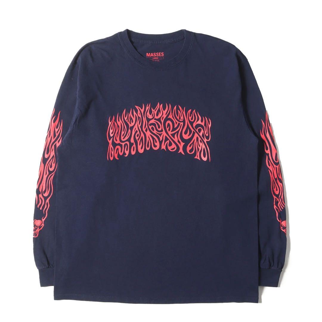 MASSES 長袖カットソー ネイビー　人気即完品　短期出品