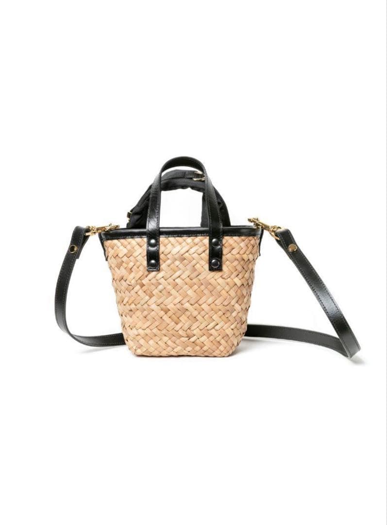 最終値下げ　SACAI ハイブリッド　マルシェ　マイクロ　バッグ　カゴバッグ