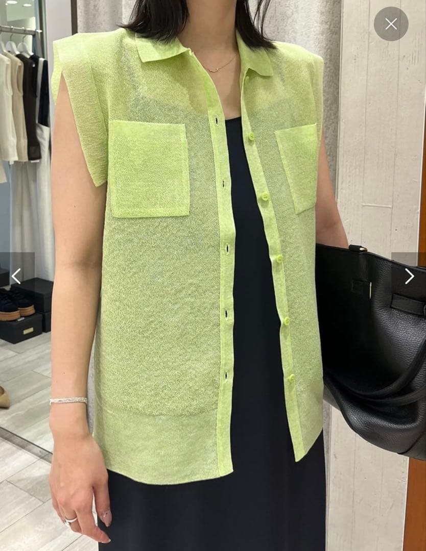 ノーブルnoble ノースリーブシャツ フリーサイズ