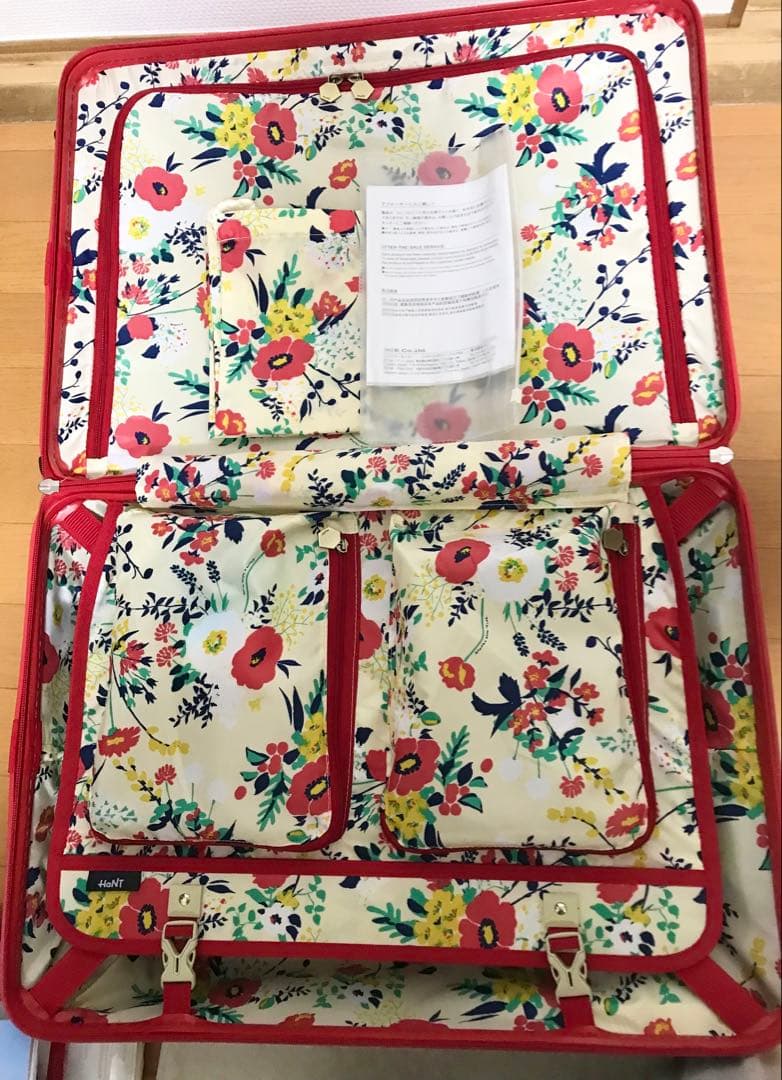 ACE HaNT mine キャリーケース 47L 2-3日用 アネモネレッド