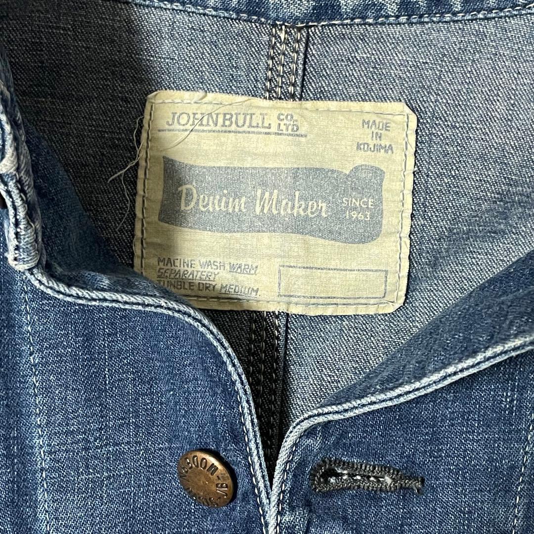 80s〜90sJOHN BULLデニムカバーオールUSAワークヴィンテージ日本製