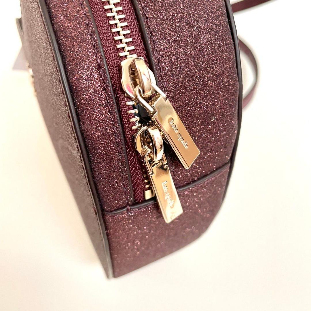 N*中様 ケイトスペード ショルダーバッグ 斜め掛け ハート グリッター レディ