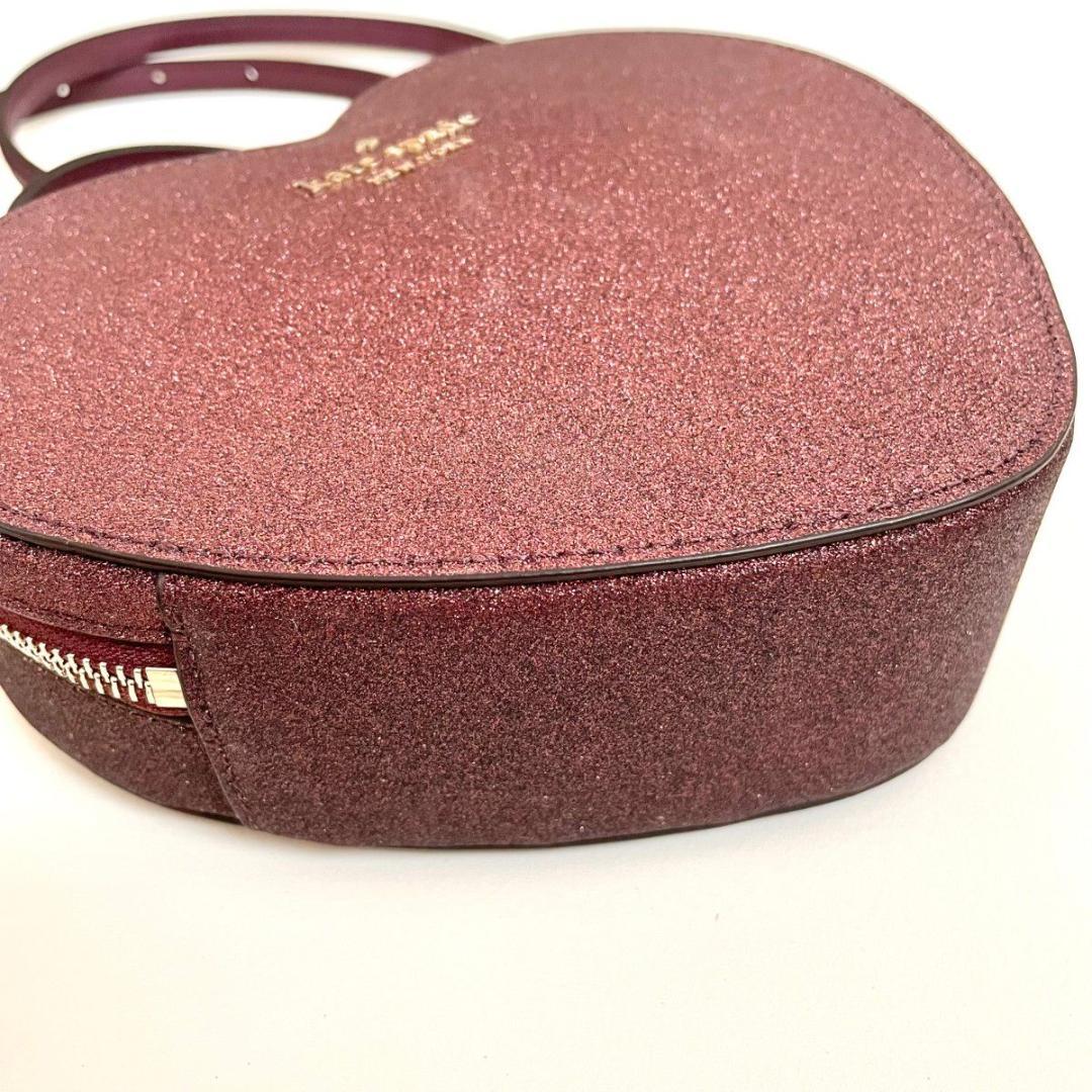 N*中様 ケイトスペード ショルダーバッグ 斜め掛け ハート グリッター レディ